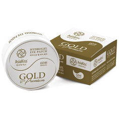 Asiakiss Гидрогелевые патчи Gold Premium (60 шт.)