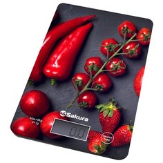 Кухонные весы Sakura SA-6077 BS/DS/WS перец