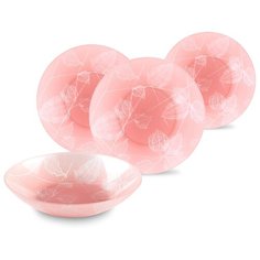 Luminarc Набор суповых тарелок Aulna 20 см 4 шт розовый