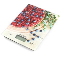 Кухонные весы Marta MT-1634 ягодный пирог