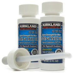 Kirkland Лосьон от выпадения волос Minoxidil 5% с пипеткой, 60 мл, 2 шт.