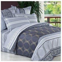 Постельное белье евростандарт СайлиД B-101, сатин серый