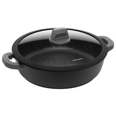 Сотейник Nadoba Dara 729115 28 см, с крышкой, черный