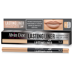 Alvin Dor Гелевый карандаш для губ Lasting Liner 08 natural lips (универсальный)