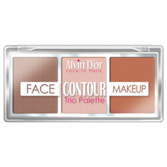 Alvin Dor Палетка для контурирования Face Contour Makeup Trio Palette 02 medium
