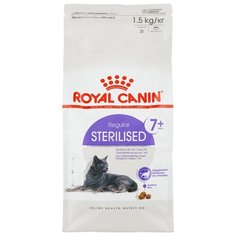 Корм для стерилизованных пожилых кошек Royal Canin 7+ 1.5 кг