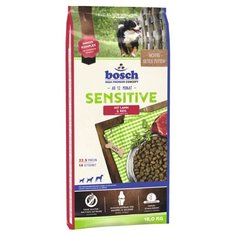 Сухой корм для собак Bosch Sensitive ягненок 15 кг