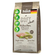 Сухой корм для собак Bosch Soft курица с бананом 12.5 кг