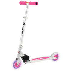 Городской самокат Razor A Light Up розовый