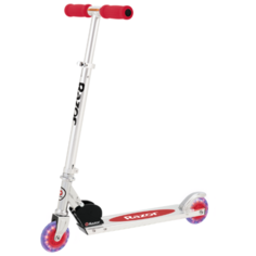 Городской самокат Razor A Light Up красный