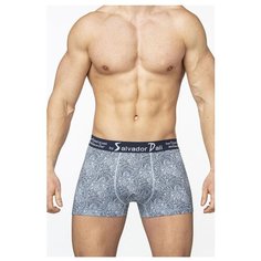 Salvador Dali Трусы боксеры с орнаментом, размер XXL, синий