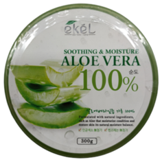Гель для тела Ekel увлажняющий и успокаивающий с алоэ Soothing & Moisture Aloe Vera 100%, 300 мл