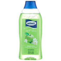 Milmil Шампунь для жирных волос Green Apple 750 мл