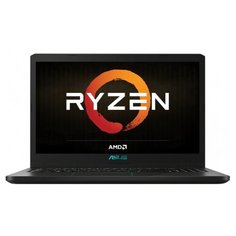 Ноутбук ASUS M570 (AMD Ryzen 5 3500U 2100MHz/15.6"/1920x1080/8GB/256GB SSD/1000GB HDD/DVD нет/NVIDIA GeForce GTX 1050 2GB/Wi-Fi/Bluetooth/Без ОС) 90NB0PK1-M00820 черный
