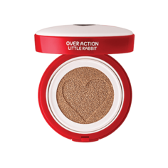 The Saem Тональное средство Over Action Little Rabbit Love Me Cushion, 14 г, оттенок: 21 light beige