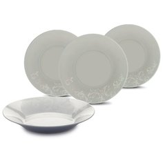 Luminarc Набор суповых тарелок Doucine 23 см 4 шт серый