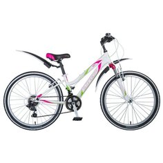 Подростковый горный (MTB) велосипед Stinger Latina 24 (2018) белый 14" (требует финальной сборки)