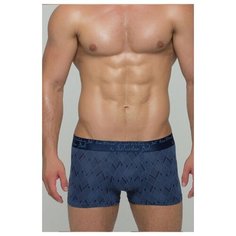 Salvador Dali Трусы боксеры диагональный ромб, размер M, синий