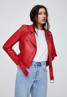 Куртка кожаная Pull&Bear