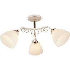 Люстра потолочная Imex MD.3192-3-S WT+FGD 3*60Вт Е27