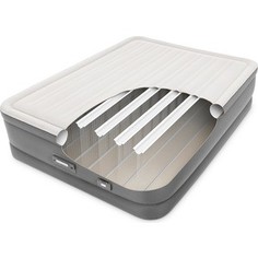 Надувная кровать Intex 64770 Dream Support Airbed 152х203х46см, встроенный насос 220V