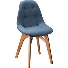 Стул R-home Eames Сканди блю арт/натур L (Б28 массив)