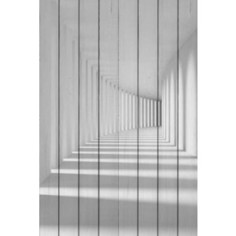 Картина на дереве Дом Корлеоне Белый коридор 100x150 см