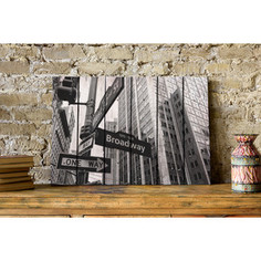 Картина на дереве Дом Корлеоне Бродвей 80x120 см