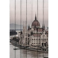 Картина на дереве Дом Корлеоне Будапешт 80x120 см