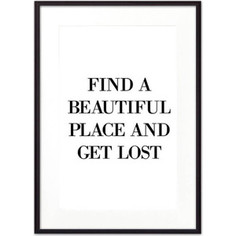 Постер в рамке Дом Корлеоне Get lost 30x40 см
