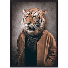 Постер в рамке Дом Корлеоне Человек-тигр 30x40 см