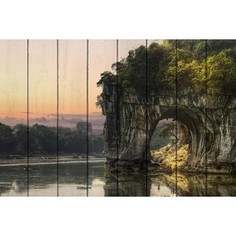 Картина на дереве Дом Корлеоне Белая скала 120x180 см