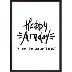 Постер в рамке Дом Корлеоне Happy Monday 40x60 см