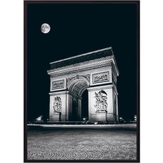 Постер в рамке Дом Корлеоне Триумфальная арка ночью 21x30 см