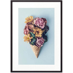 Постер в рамке Дом Корлеоне Цветочное мороженое 30x40 см