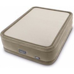 Надувная кровать Intex 64478 PremAire ThermaLux Airbed 152х203х51 см встроенный насос 220V,
