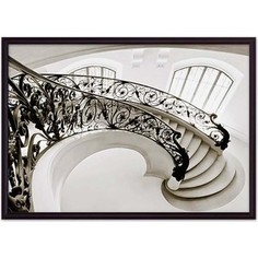 Постер в рамке Дом Корлеоне Ажурная лестница 40x60 см