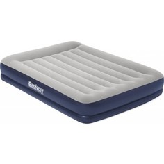 Надувная кровать Bestway 67725 Tritech Airbed 203х152х36 см с подголовником, встроенный электронасос,