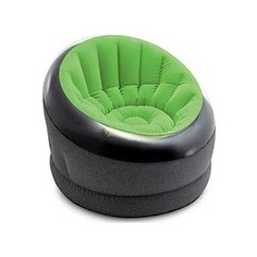 Надувное кресло Intex 66581, Empire 112х109х69 см зеленое,