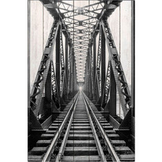 Картина на дереве Дом Корлеоне Железная дорога 120x180 см