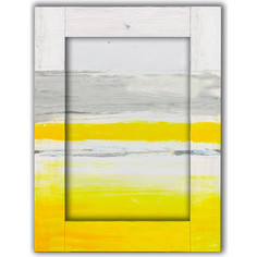 Картина с арт рамой Дом Корлеоне Желтый, белый и серый 45x55 см