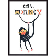 Постер в рамке Дом Корлеоне Обезьяна Little monkey 21x30 см
