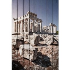Картина на дереве Дом Корлеоне Древняя Греция 30x40 см