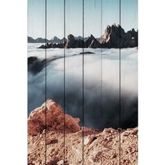 Картина на дереве Дом Корлеоне Облака 01-0435-30х40