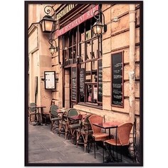 Постер в рамке Дом Корлеоне Кафе в париже 50x70 см