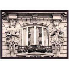Постер в рамке Дом Корлеоне Парижский балкон 40x60 см