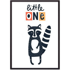 Постер в рамке Дом Корлеоне Енот Little one 40x60 см