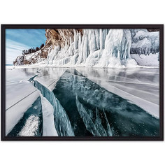 Постер в рамке Дом Корлеоне Ледяное озеро 21x30 см