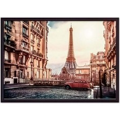 Постер в рамке Дом Корлеоне Закат в Париже 50x70 см