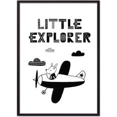 Постер в рамке Дом Корлеоне Пес Little explorer 30x40 см